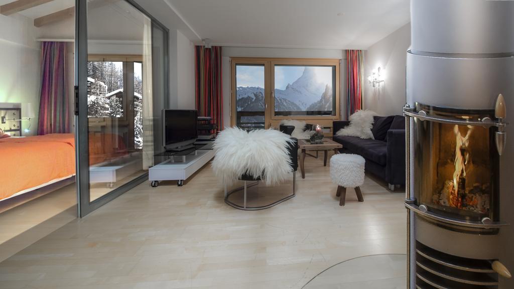 Ferienwohnung Haus Maryland Zermatt Exterior foto